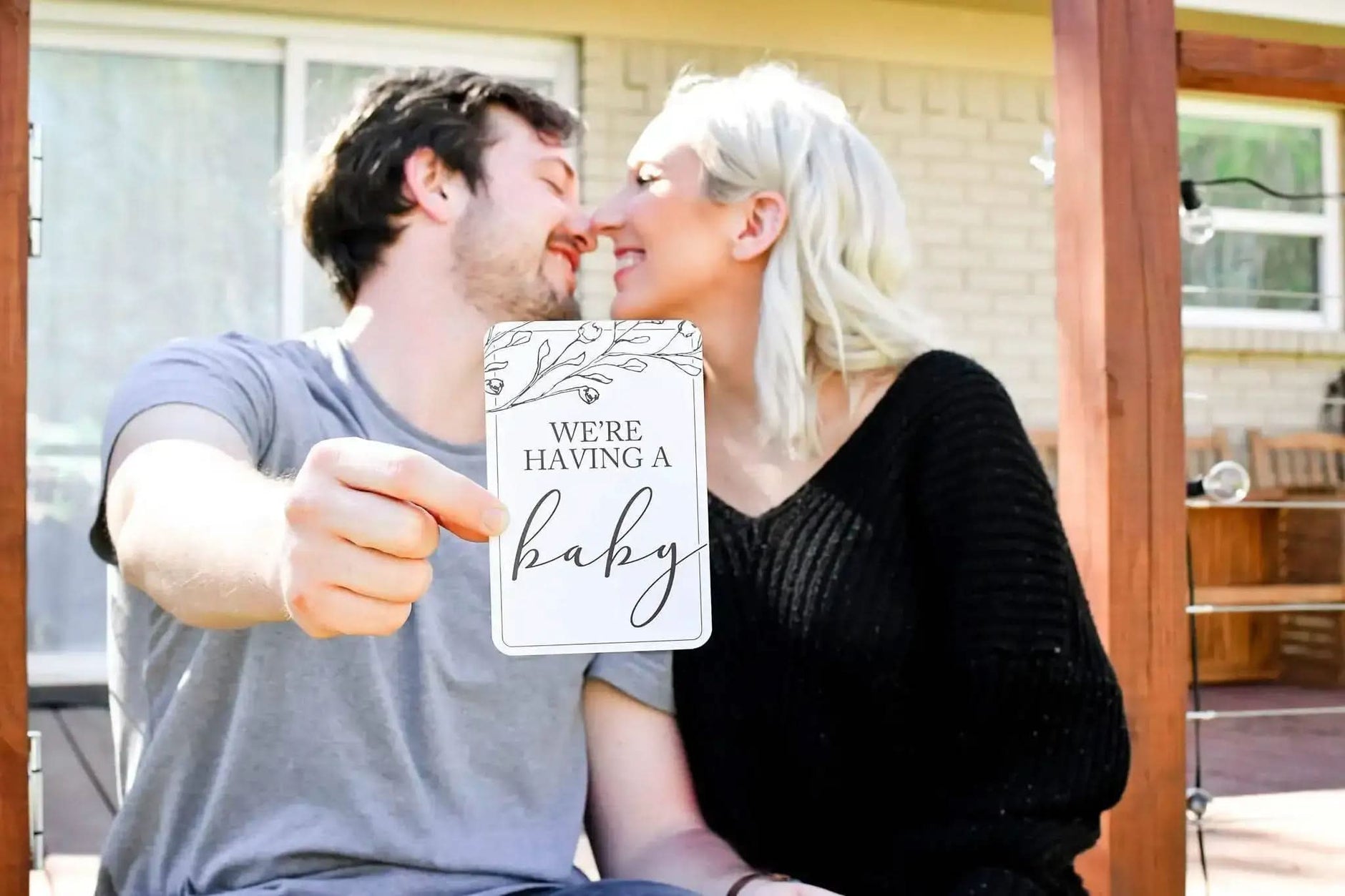 Duncan & Stone Paper Pregnancy Announcement & Milestone Cards - SwagglyLife Home & Fashion